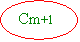 Oval: Cm+11